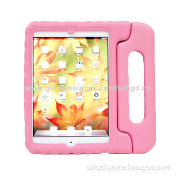 Shock-proof kid's case for iPad Mini with stand, professional tablet case manufacturer, OEM welcomed